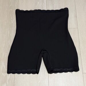 3/$10 UnderWhere? Black Lace Trim Shapewear Bike Shorts
